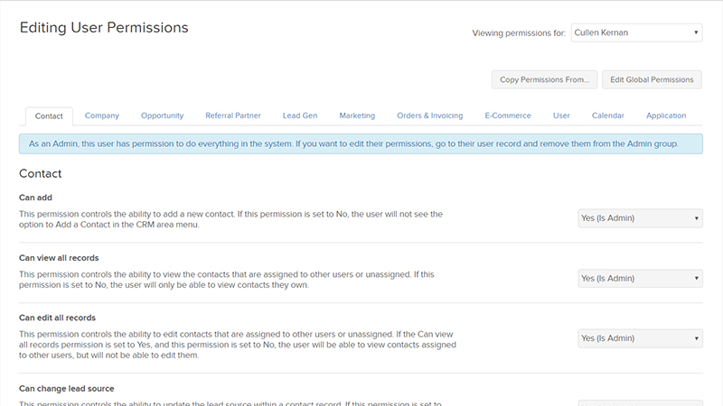 Copy User Permissions